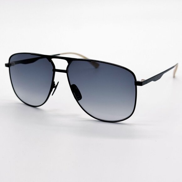 NEW GUCCI GG0336S 002 SUNGLASSES MEN BLACK/GRAY EYEWEAR - Picture 3 of 10